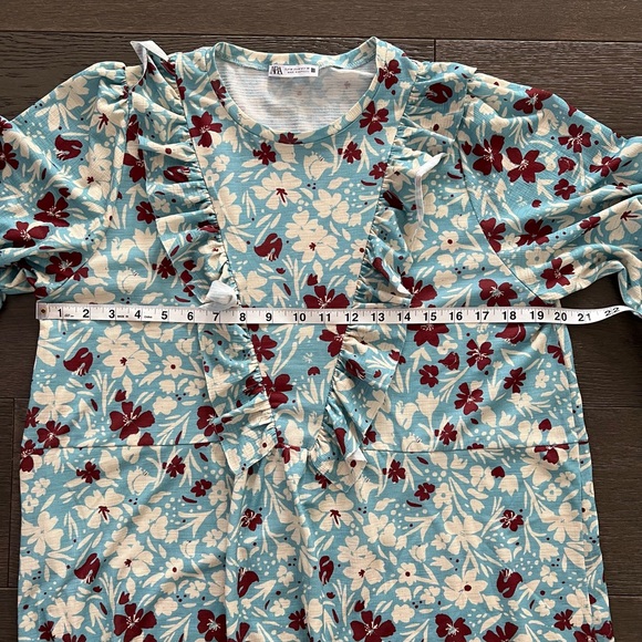 Zara Ruffle dress SZ Medium - Picture 9 of 11